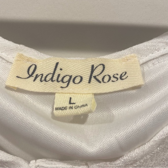 Womens White Boho Beachy Summer Dress Indigo Rose - Picture 2 of 7